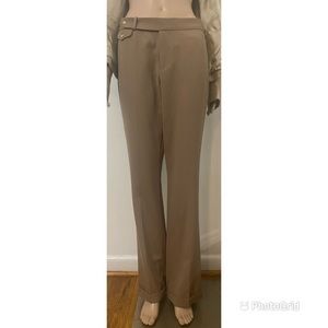 Ralph Lauren flat front trousers in 100% wool